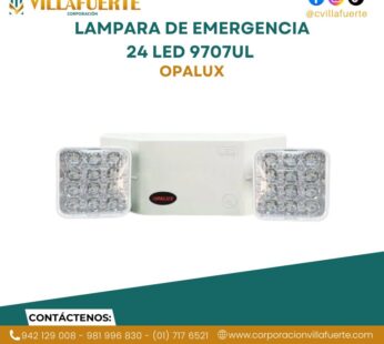 LAMPARA DE EMERGENCIA 24 LED 9707UL OPALUX