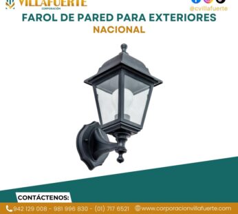 FAROL DE PARED PARA EXTERIORES