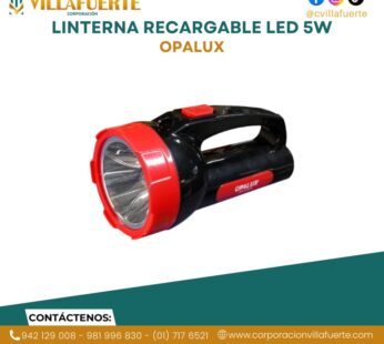 LINTERNA RECARGABLE LED 5W 220V OPALUX