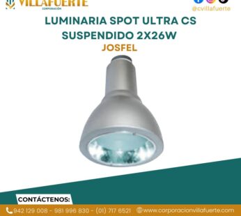 LUMINARIA SPOT ULTRA CS SUSPENDIDO 2X26W JOSFEL
