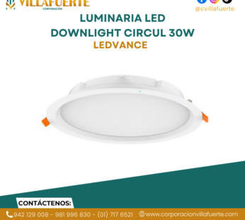 LUMINARIA LED DOWNLIGHT CIRCULAR 30W LEDVANCE