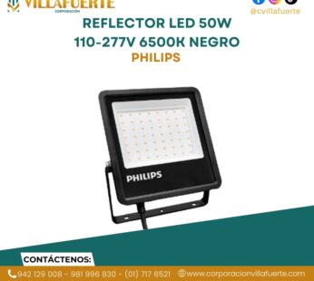 REFLECTOR LED 50W 110-277V 6500K NEGRO PHILIPS
