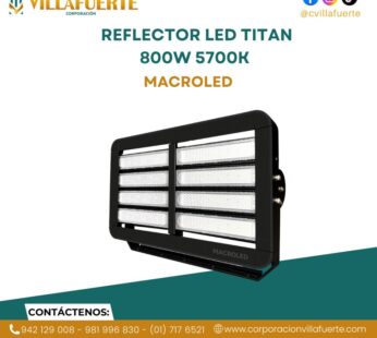 REFLECTOR LED TITAN 800W 5700K MACROLED