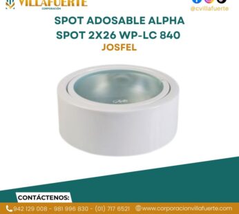 SPOT ADOSABLE ALPHA SPOT 2X26 WP-LC 840 JOSFEL