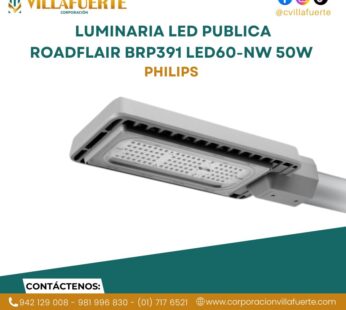 LUMINARIA LED ROADFLAIR BRP391 LED60-NW 50W 220-240V DM PHILIPS