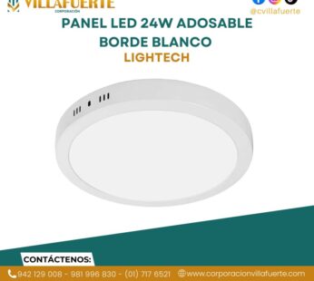PANEL LED 24W ADOSABLE BORDE BLANCO LIGHTECH