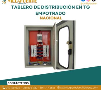 Tablero de distribución en TG EMPOTRADO