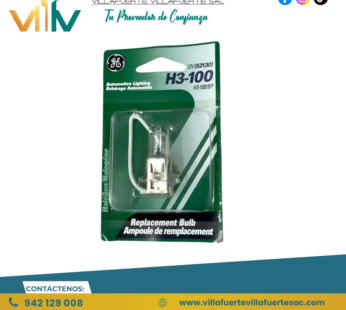 BOMBILLA-HALÓGENA-AUTOMOTRIZ-(52130)-GE-(GENERAL-ELECTRIC)-H3-100-DE-12V